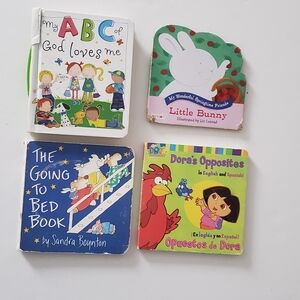 Children's Book Set - The Going To Bed Book, Dora's Opposites...